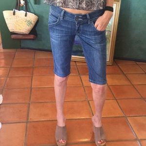 Hudson long denim short new no tags